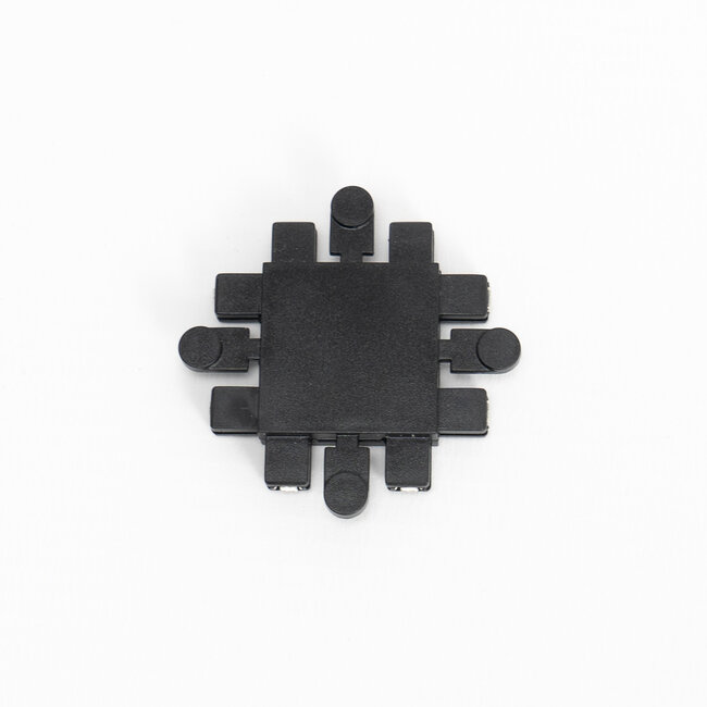 X-Koppelstuk - Zwart - Geschikt voor Superslim 48V Railverlichting