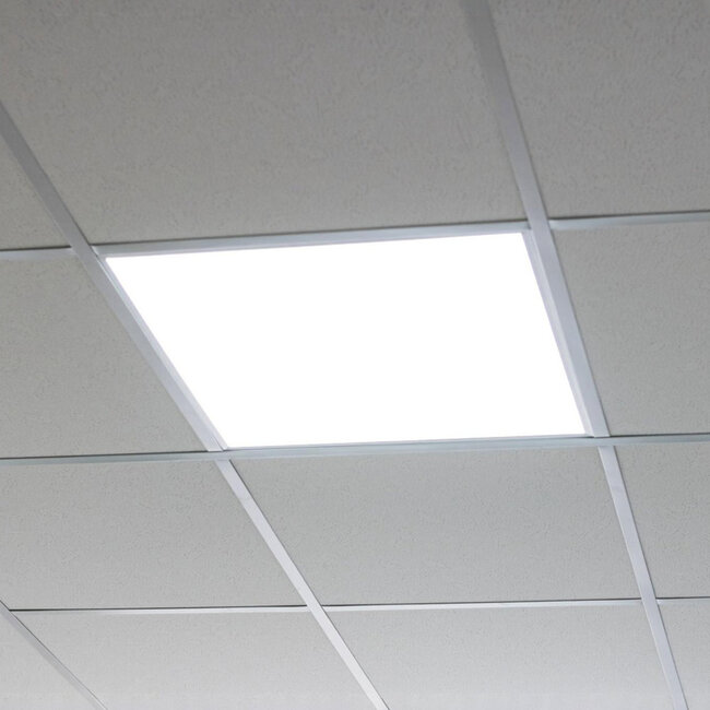 PURPL LED Paneel - 60x60 - 4000K Helder Wit - 25W - 3125 lm - 125 lm/W - UGR<19 - Flikkervrij - Edge-lit