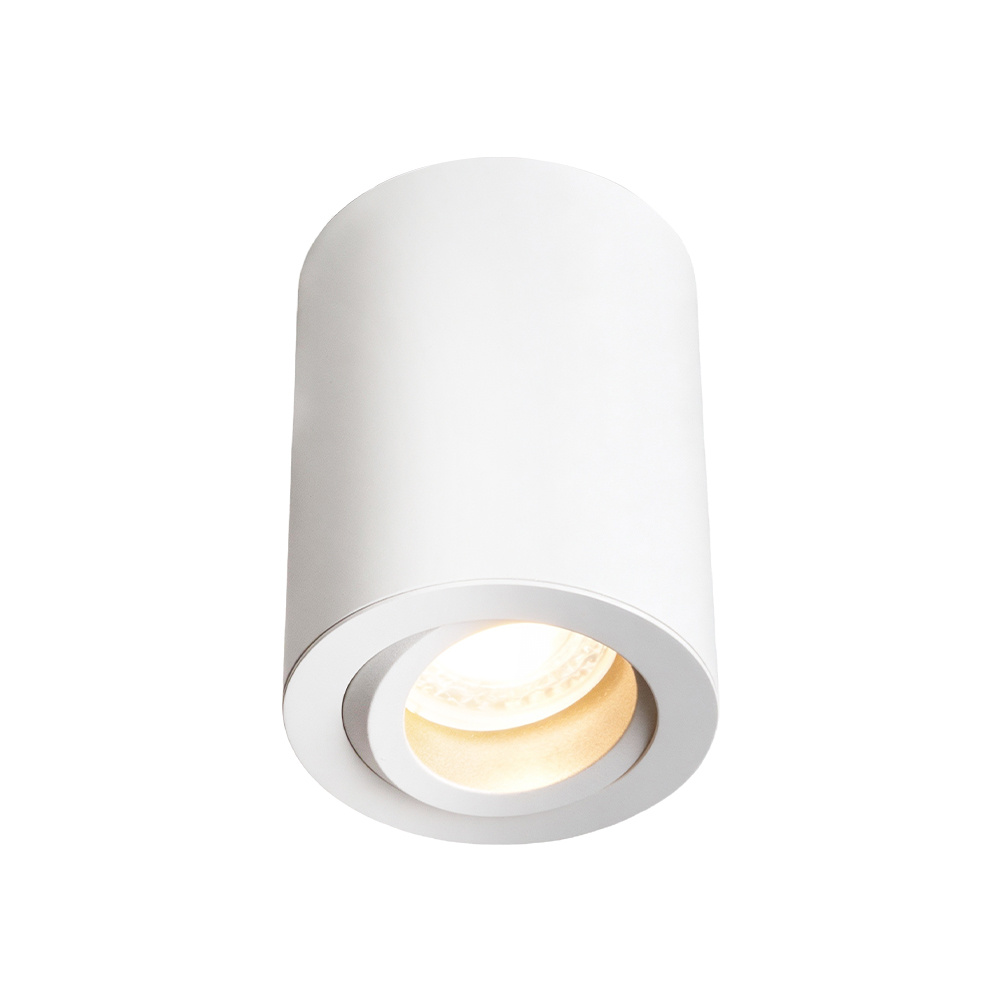 PURPL LED opbouwspot - Ø71 mm - GU10 fitting - IP54 - Kantelbaar - Rond - Wit