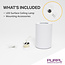 PURPL LED opbouwspot - Ø71 mm - GU10 fitting - IP54 - Kantelbaar - Rond - Wit