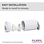 PURPL LED opbouwspot - Ø71 mm - GU10 fitting - IP54 - Kantelbaar - Rond - Wit