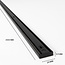 PURPL Ultradun Magnetische Track Rail - 1,5m - Zwart - Geschikt voor Superslim 48V Railverlichting