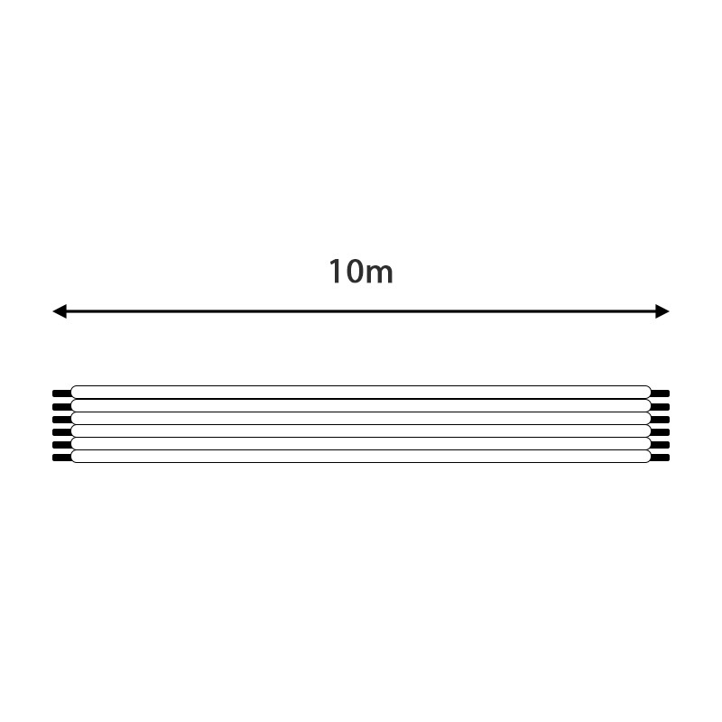 PURPL LED Strip verlengkabel - 6-aderig - AWG24 - RGBCCT - 10 meter, foto 2 van 3