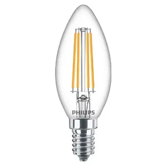 Philips LED Filament Lamp - E14 - 6.5W - 2700K Extra Warm Wit - B35