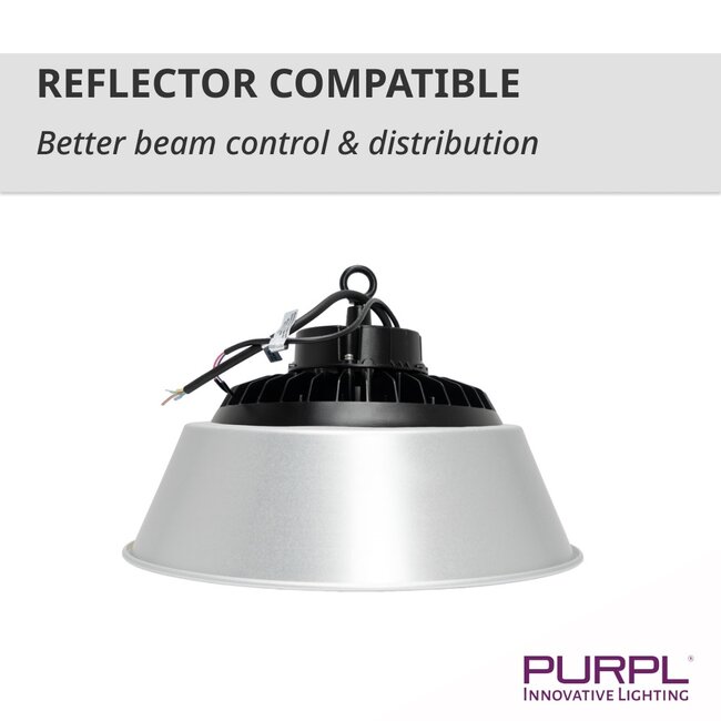 LED High Bay - 100W - 21.000 lm - 210 lm/W - 6000K Koud Wit - 110° - IP65 - IK08 - Dimbaar - G8 - Flikkervrij