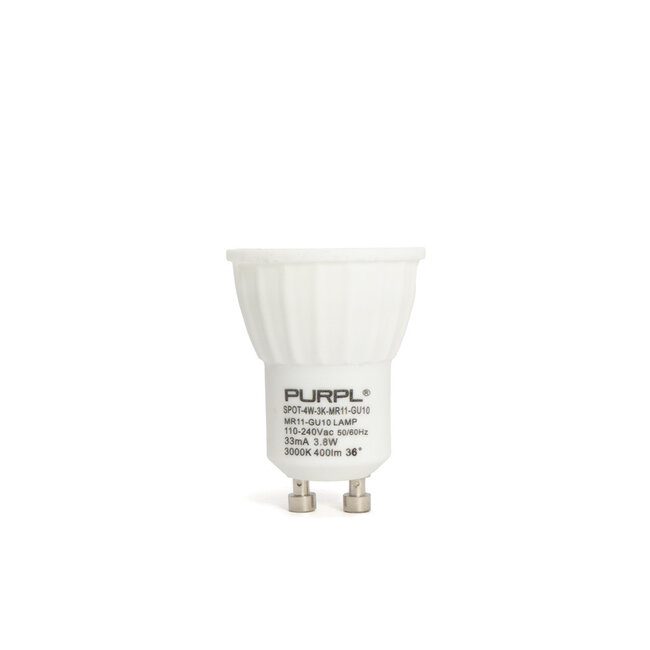 PURPL LED spot - GU10 - MR11 - 3.8W - 400 lm - 3000K Warm wit