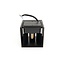 PURPL COB LED wandlamp - 6W - 3000K Warm Wit - Up & Down Light - IP54 - Voor Buiten en Binnen - Kubus - Zwart