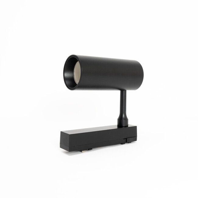 PURPL Smart Magnetische Railspot  - 12W - Ø45x103 mm - CCT (2700K-6000K) - Zigbee 3.0 - Dimbaar - 1100 lm - CRI>90 - Zwart - Geschikt voor Superslim 48V Railverlichting
