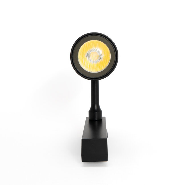PURPL Smart Magnetische Railspot  - 12W - Ø45x103 mm - CCT (2700K-6000K) - Zigbee 3.0 - Dimbaar - 1100 lm - CRI>90 - Zwart - Geschikt voor Superslim 48V Railverlichting