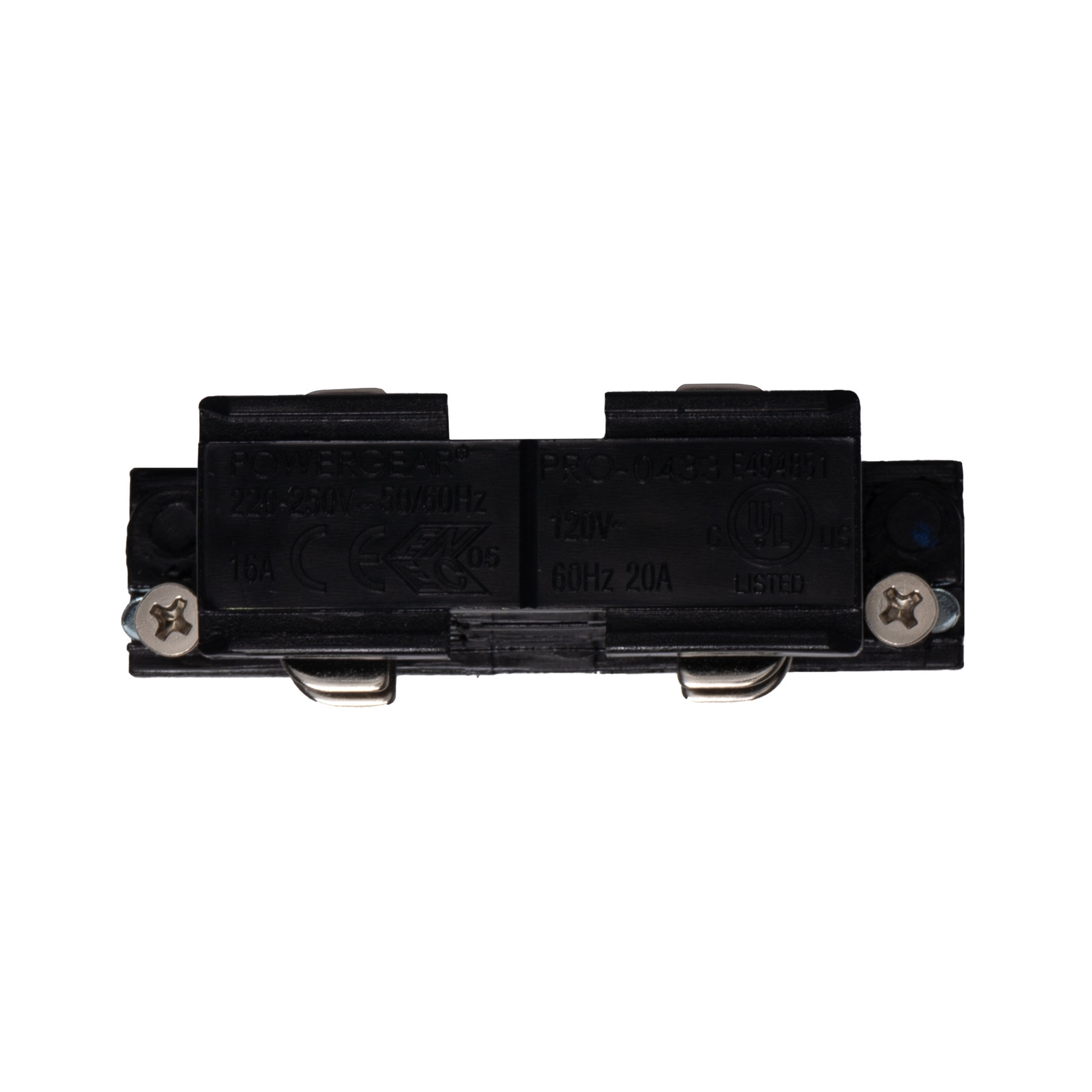 Powergear 3-fase Rail Koppelstuk | Zwart | PRO-0433, foto 3 van 4