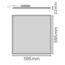 Ledvance  Ledvance LED Paneel Compact - 60x60 - 4000K Helder wit - 33W - 3630 lm - 110 lm/W - UGR<19 - DALI-2 Driver - Flikkervrij - Back-lit