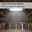 PURPL LED High Bay - 200W - 30.000 lm - 150 lm/W - 6000K Koud Wit - 110° - IP65 - IK10 - Dimbaar - G7 - Flikkervrij