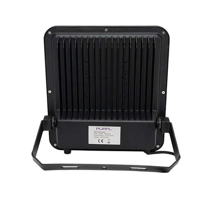 PURPL LED Breedstraler - Pro - 200W -  30000 lm - 6000K Koud wit - IP66 - IK08 - Zwart