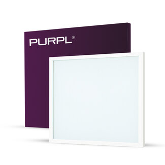 PURPL LED Paneel - 62x62 - 6000K - 36W - 3600 lm - 100 lm/W - UGR<22 - IP50 - Back-lit