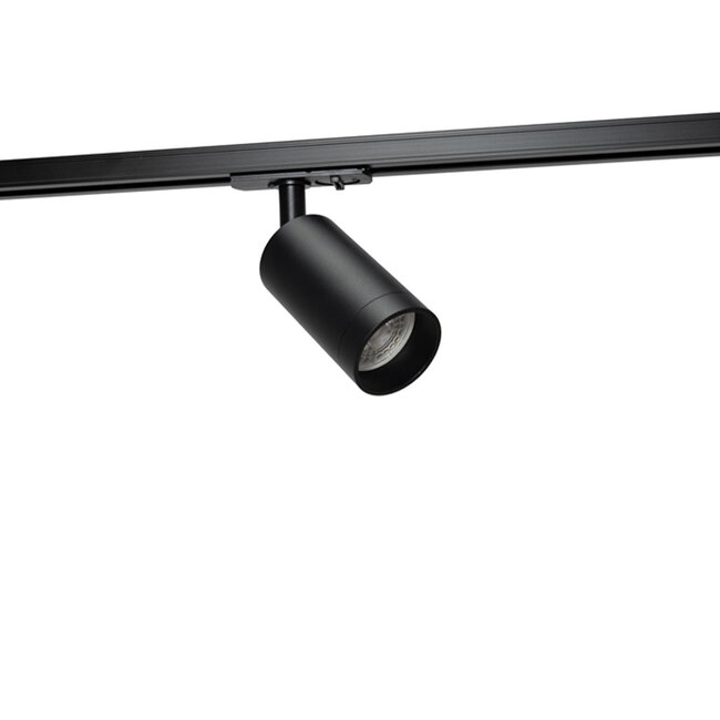 PURPL LED railspot - GU10 armatuur - Ø54x100mm - 1-fase - Zwart