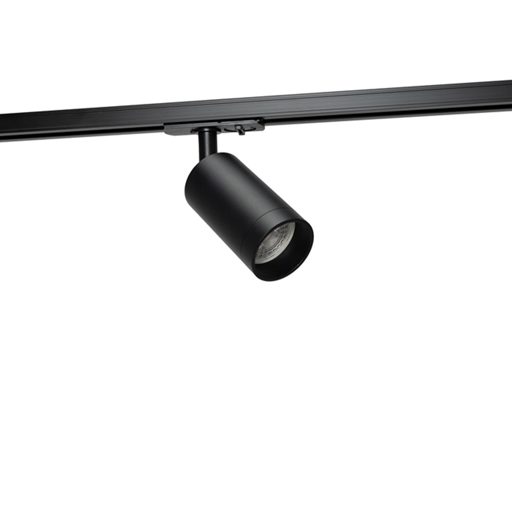 PURPL LED railspot - GU10 armatuur - Ø54x100mm - 1-fase - Zwart, foto 6 van 6