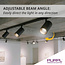 PURPL LED railspot - GU10 armatuur - Ø54x100mm - 1-fase - Zwart