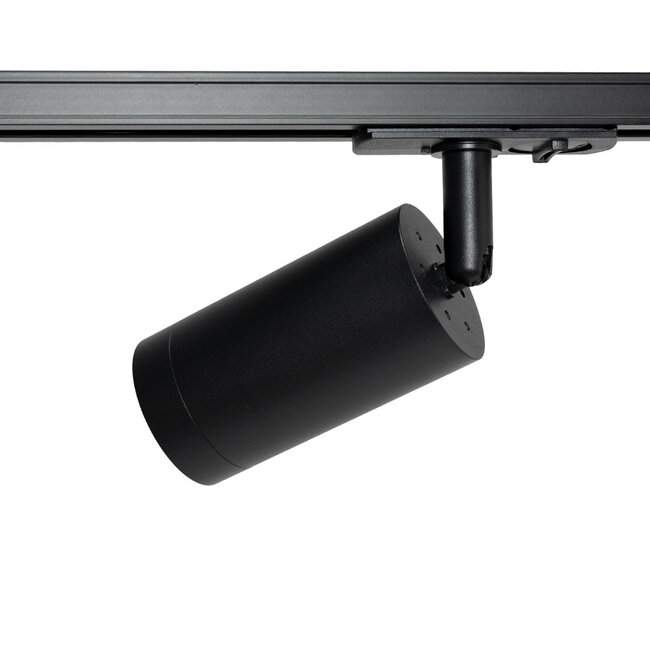 PURPL LED railspot - GU10 armatuur - Ø54x100mm - 1-fase - Zwart