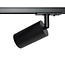 LED railspot - GU10 armatuur - Ø54x100mm - 1-fase - Zwart