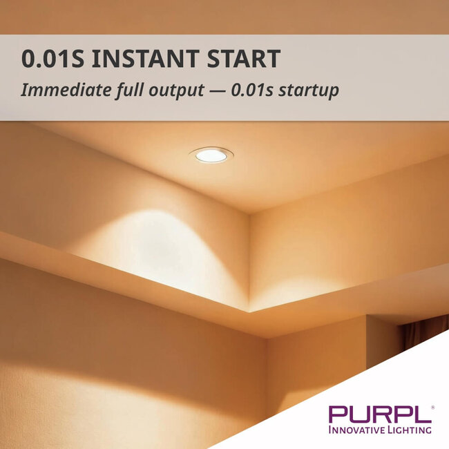 PURPL LED Inbouwspot - 5W - 2700K Warm Wit - Ø85mm - Dimbaar - IP40 - Kantelbaar - Rond