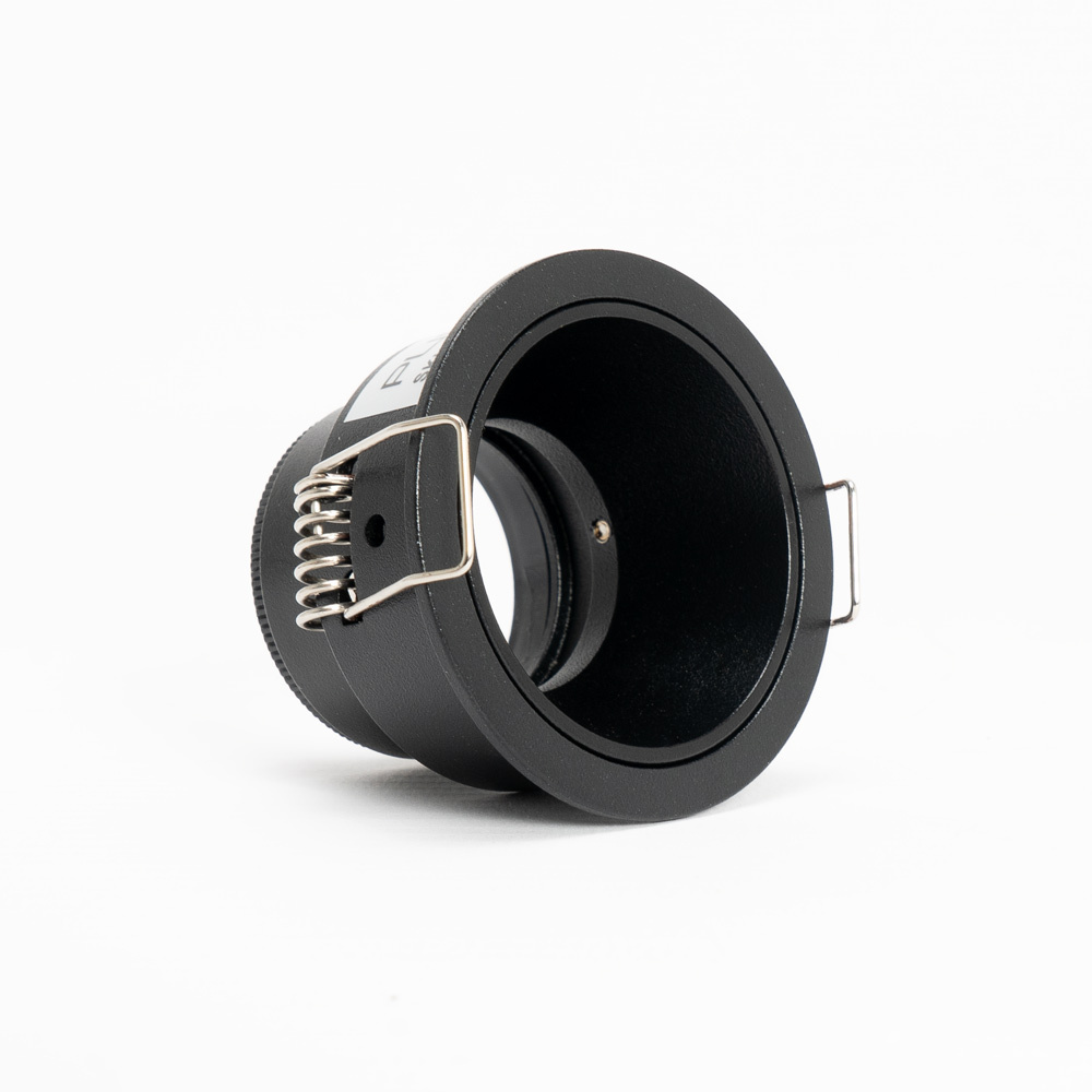 PURPL Inbouw Armatuur - GU10 - MR11 - Ø55mm x 41,5mm - IP20 - Incl. GU10 fitting - Zwart Aluminium, foto 5 van 6