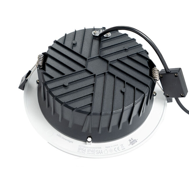 PURPL LED Downlight  - 18W - ø190 mm - 3CT (3000K/4000K/5700K) -  Rond - Inbouw - Wit