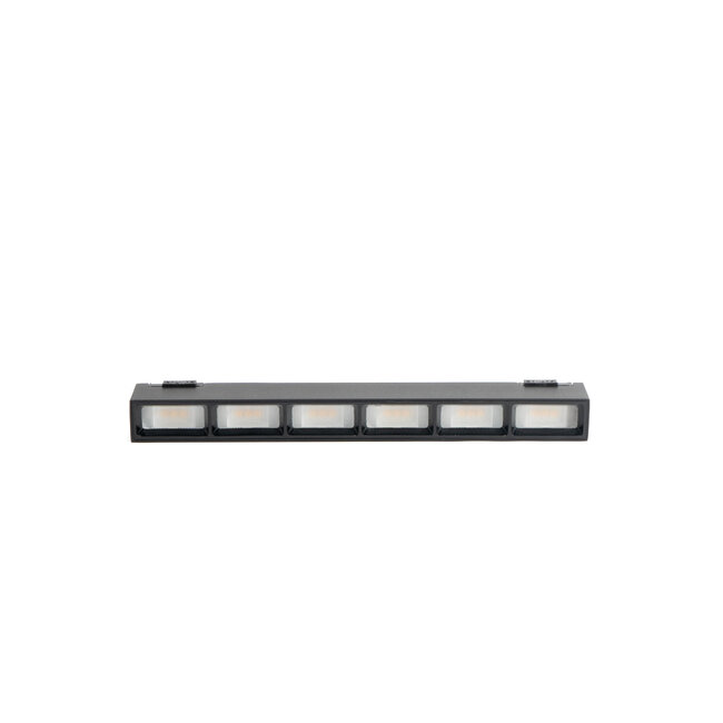 PURPL Smart Magnetische LED bar - 12W - CCT (2700K-6500K) - Zigbee 3.0 - Dimbaar - 839 lm - CRI>90 - Zwart - Geschikt voor Superslim 48V Railverlichting