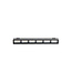 PURPL Smart Magnetische LED bar - 12W - CCT (2700K-6500K) - Zigbee 3.0 - Dimbaar - 839 lm - CRI>90 - Zwart - Geschikt voor Superslim 48V Railverlichting
