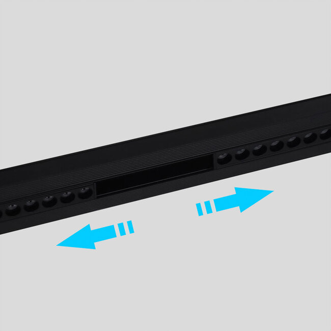 MiBoxer/Mi-Light 48V Magnetische LED Bar - RGB+CCT (2700K-6500K) - 6W - 440 lm - Zigbee 3.0 - Dimbaar - IP44 - Zwart