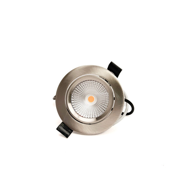 LED Inbouwspot - 7W - 4000K Helder wit - Ø85mm - Dimbaar - IP40 - Kantelbaar - Rond
