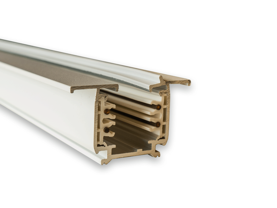 Powergear 3-Fase Rail 1,5 Meter - Inbouw - Wit, foto 3 van 4