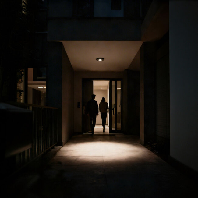 LED Inbouwspot - 4W/6W - PIR Sensor - 4CCT (2700K/3000K/4000K/6500K) - Ø87mm - IP20 - Rond - Zwart