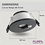 PURPL LED Inbouwspot - 4W/6W - PIR Sensor - 4CCT (2700K/3000K/4000K/6500K) - Ø87mm - IP20 - Rond - Zwart
