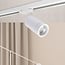 LED Rail Spot Armatuur - GU10 -  Ø54x100mm - 3-fase - Denver - Wit