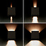 PURPL LED COB Wandlamp Vierkant Wit