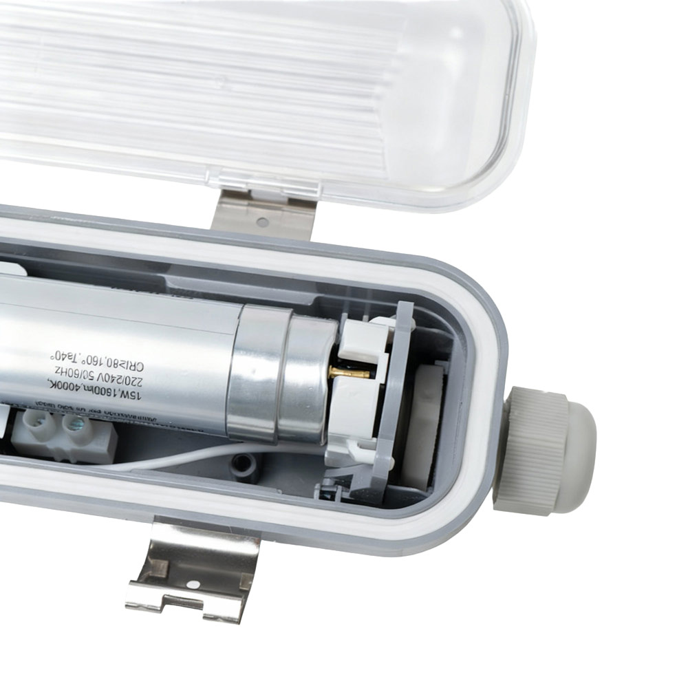 PURPL LED TL Tri-Proof - 130 cm - 15W - 1575 lm - 4000K Helder wit (840) - IP65 Waterdicht - IK06 - Flikkervrij, foto 5 van 6