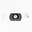 PURPL Inbouw Armatuur - GU10 - MR11 - Trimless - Ø90mm x 28mm - IP20 - Incl. GU10 fitting - Zwart Aluminium