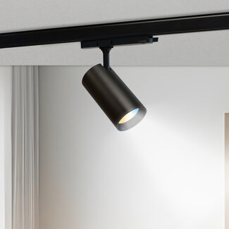 PURPL LED Railspot - 20W - 3CCT - Ø60x130mm - 3-fase - Zwart