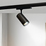 PURPL LED Railspot - 20W - 3CCT (3000K/4000K/6000K) - Ø60x130mm - 3-fase - Zwart