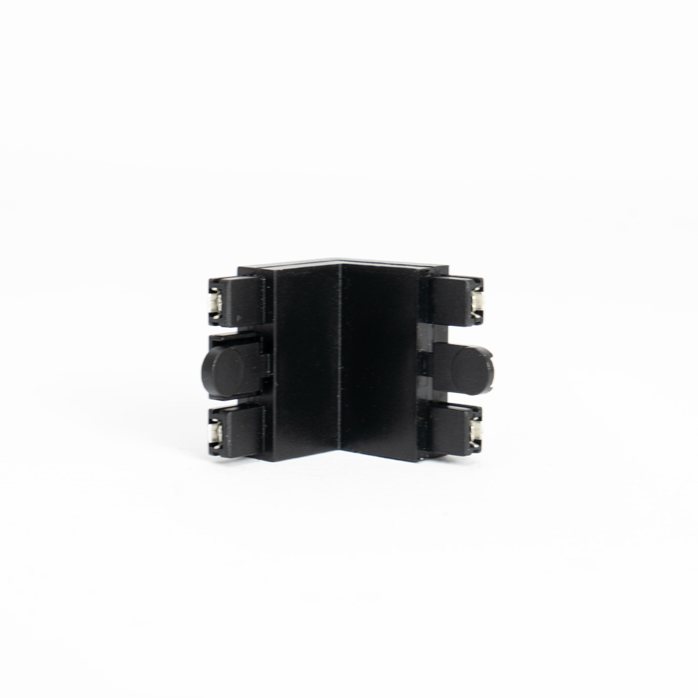 PURPL L-Koppelstuk - 90° Hoekverbinding - Muur naar Muur / Plafond naar Muur - Zwart - Geschikt voor Superslim 48V Railverlichting, foto 3 van 3