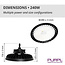 PURPL LED High Bay - 240W - 36.000 lm - 150 lm/W - 4000K Helder Wit - 110° - IP65 - IK10 - Dimbaar - G7 - Flikkervrij