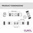 PURPL Waterdichte Connector - IP68 Waterdicht - 3-aderig - 4-11 mm