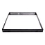 Opbouwframe LED Paneel - 30x30 - Zwart - Easy Click & Connect