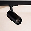 PURPL COB LED Railspot - 10W/15/20W - 3CCT (3000K/4000K/5000K) - ø65x147mm - 3-fase - Zwart