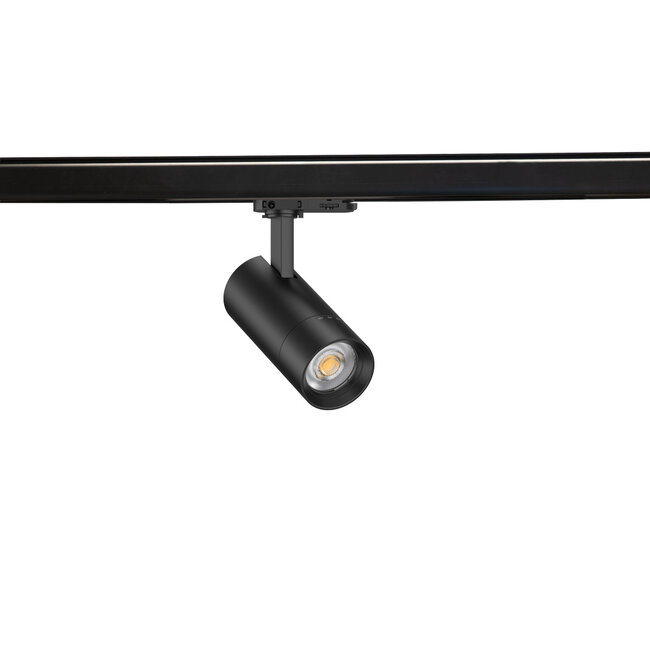 PURPL COB LED Railspot - 10W/15/20W - 3CCT (3000K/4000K/5000K) - ø65x147mm - 3-fase - Zwart