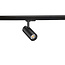 PURPL COB LED Railspot - 10W/15/20W - 3CCT (3000K/4000K/5000K) - ø65x147mm - 3-fase - Zwart