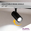 PURPL COB LED Railspot - 10W/15/20W - 3CCT (3000K/4000K/5000K) - ø65x147mm - 3-fase - Zwart