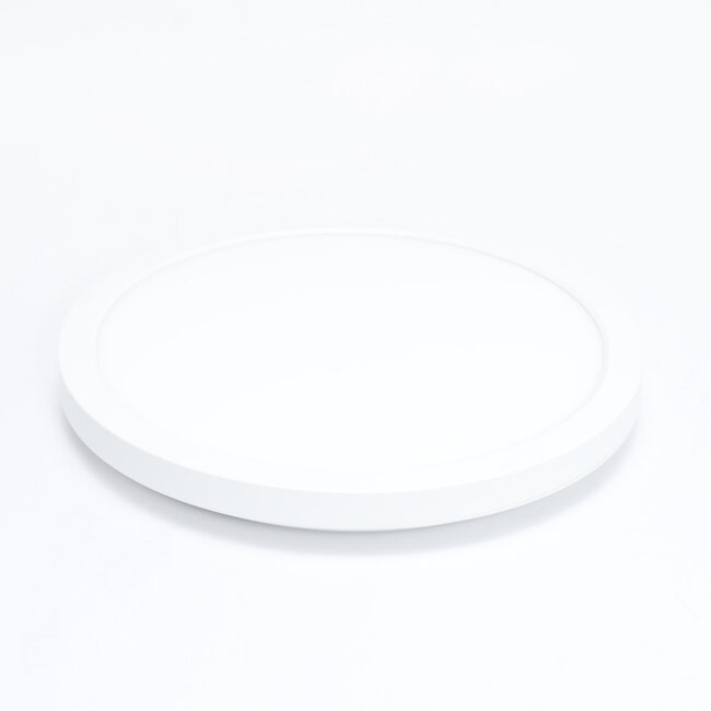 PURPL LED Downlight - 12W - ø250 mm - 3CT (3000K/4000K/5700K) - IP54 - Opbouw - Rond - Wit