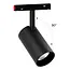 48V Magnetische Railspot - Ø63x130mm - CCT (2700K-6500K) - Zigbee3.0 + 2.4GHz - 12W - 1100 lm - Dimbaar - Zwart