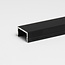 PURPL LED Strip Profiel Opbouw - 1,5 m - 20x20 mm - Zwart aluminium - Opaal afdekkap - IP20 - Incl. montagemateriaal